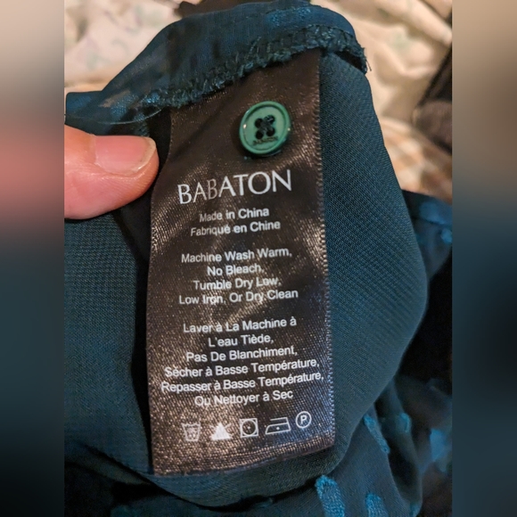 Aritzia Babaton Augustus Blouse Colour Cress Size XXS - Picture 4 of 6